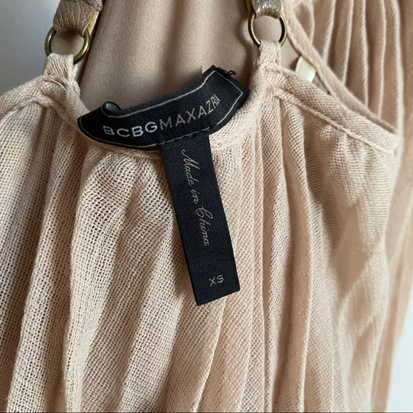 BCBG Joelle Pleated Maxi Dress - Picture 6 of 9